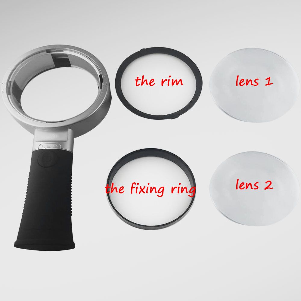 10x Stand Magnifying Glass With Light 12 Anti Glare Led Lighted Magnifying Illuminated Magnifier 2629